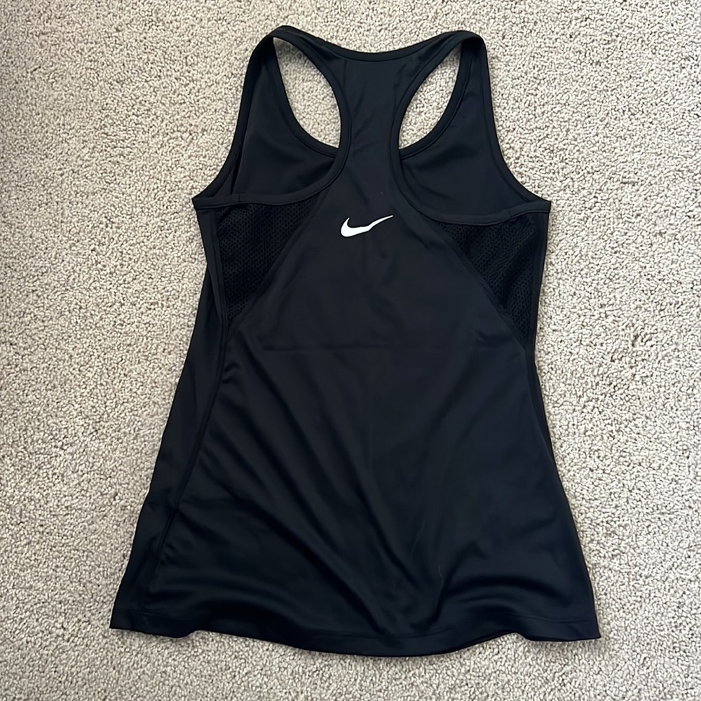 nike Black Racerback Tank Top - Picture 2 of 2